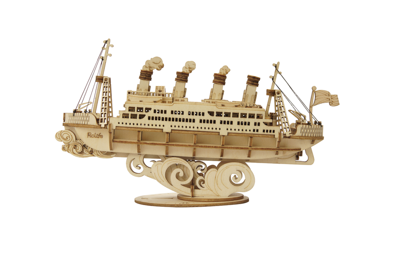 Woodcraft - Puzzle 3D en bois Titanic